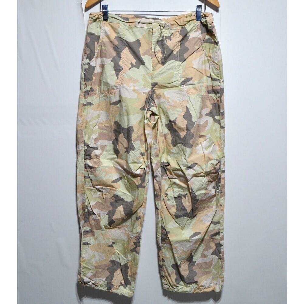 Cotton On Woman's Camo Lightweight Oversized Wide Leg Pants Size 4